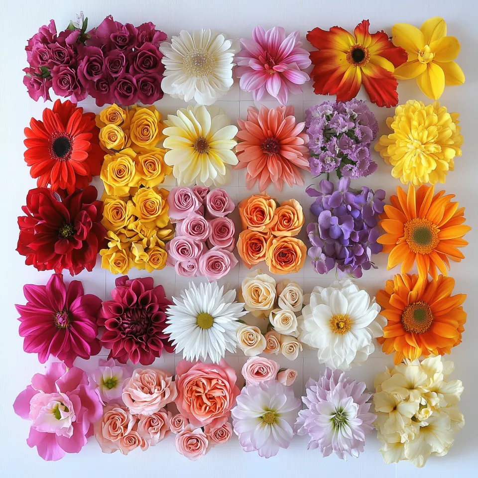 Blumenladen mit farbenfrohen Sträußen